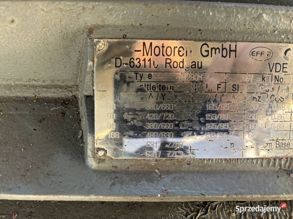 Silnik elektryczny 90kW 380V 1480rmin Motoren Czechowice-Dziedzice