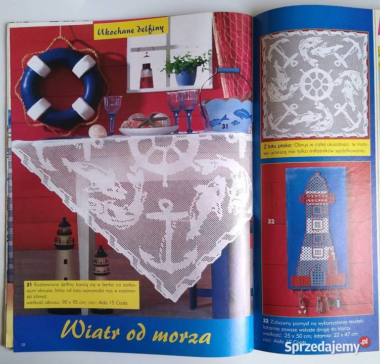 Szydełkowanie 42010 koronki i obrusy szydełko Gdańsk sprzedam