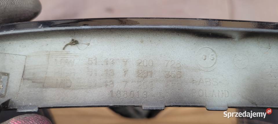 ATRAPA GRILLA NERKA PRAWA LISTWA BMW 5 F10 Ruda Śląska sprzedam