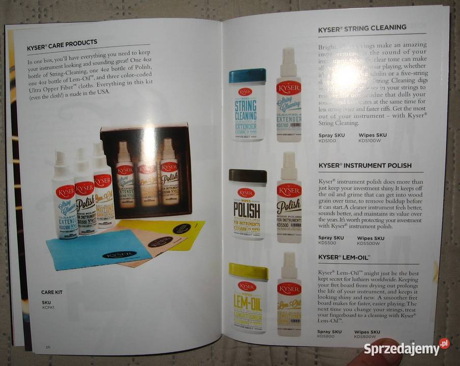 KYSER Product Catalog katalog kapodasterów Kępice