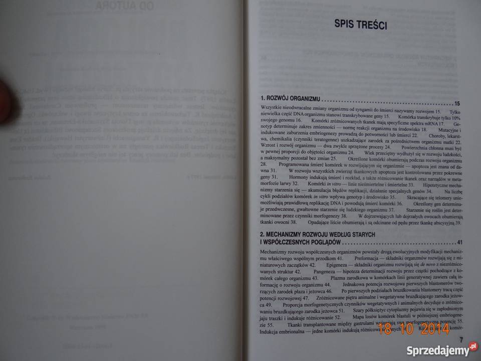 Biologia rozwoju w zarysie Bohdan Rotkiewicz Warszawa