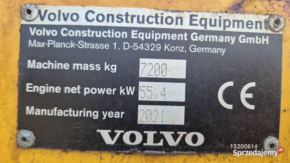Ładowarka volvo VAT marża Pozostałe Motoryzacja Hryniewicze