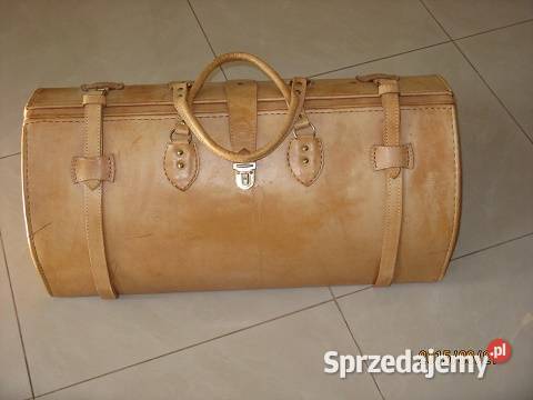Skórzany piękny nowy kufer USA orginalny LUCKY Warszawa sprzedam