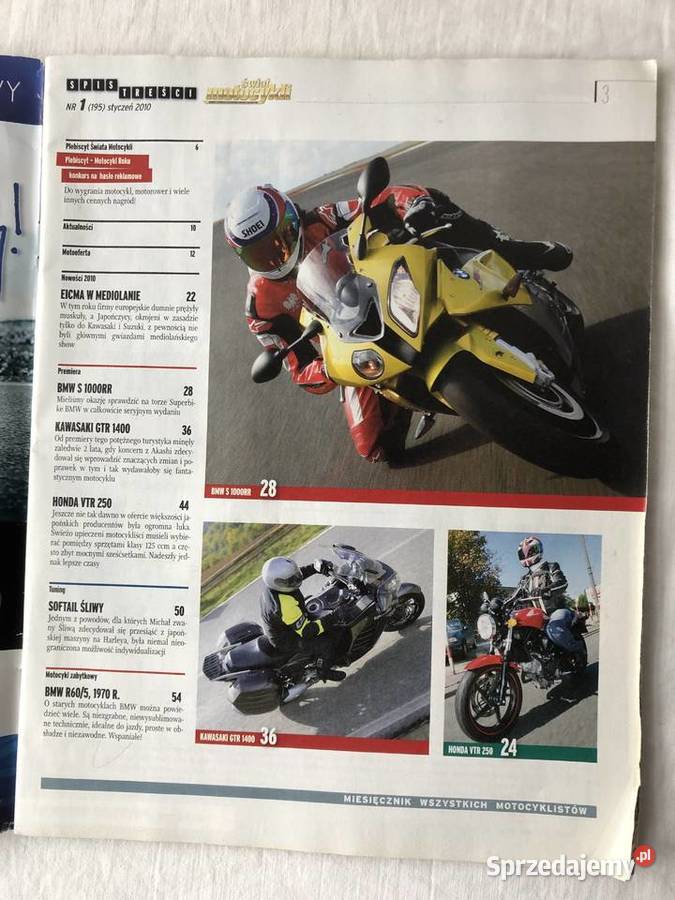 Świat Motocykli 1 2010 Czasopisma