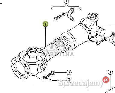 CLAAS TARGO K70 Wałek Przegubowy 0003162930 00 Pozostałe