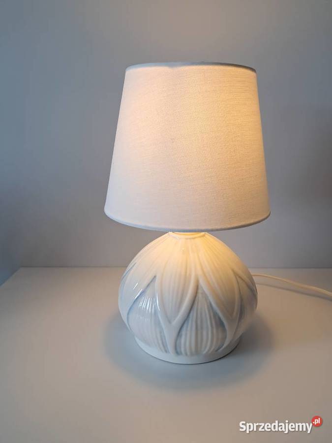 Lampa Ceramiczna Belleek Lotus Blossom Vintage Kraków