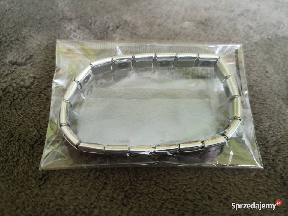 Magnetyczna zdrowotna bransoletka stal Nowy Świętów