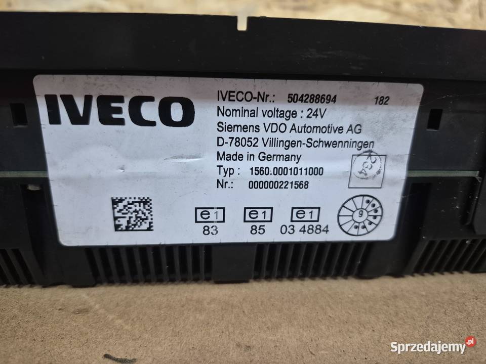 Licznik zegary Iveco Eurocargo e5 Obłotne