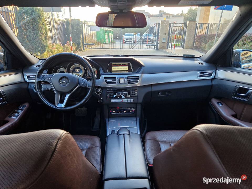 Mercedes E220 CDI Salon Polska Rok produkcji 2014 mazowieckie Warszawa