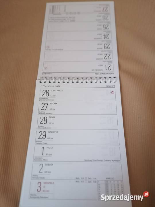 Kalendarz Biurowy na 2024 Merkury Łódź