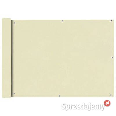 vidaXL Parawan balkonowy z tkaniny oxford 75x400 Warszawa