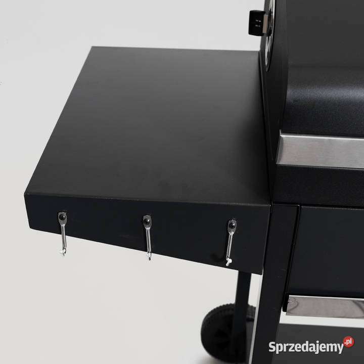 Duży grill węglowy ogrodowy ruszt z pokrywą Poznań