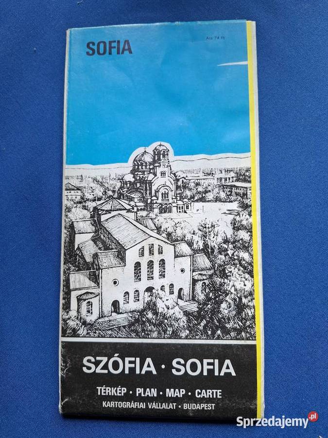 Bułgaria Sofia Szofia mapa plan miasta małopolskie Kraków