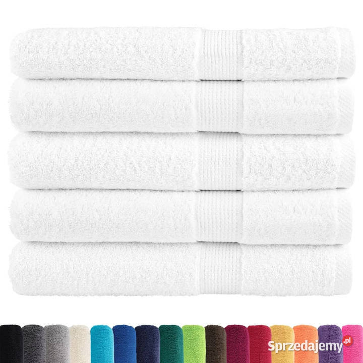Ręczniki premium SOLUND 25 białe 100x200 600 g Pozostałe mazowieckie