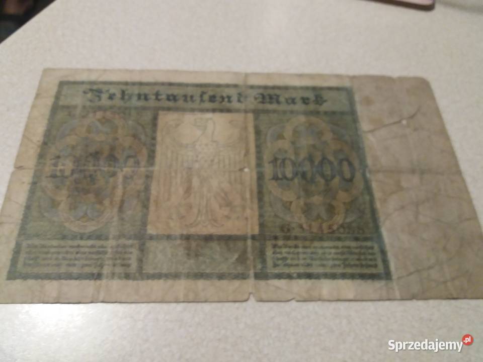 Banknot 10000 marek Będzin