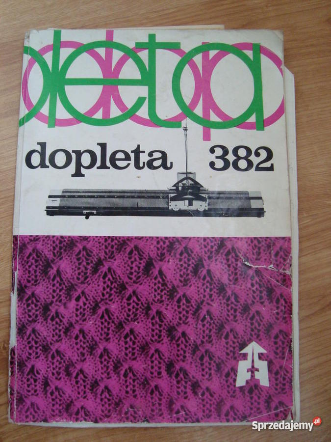 Maszyna dziewiarska dwurzędowa DOPLETA 382 Produkcja