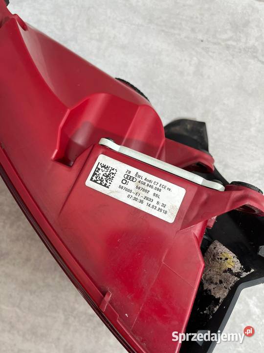 AUDI A7 S7 lampa tył tylna prawa prawy w błotnik osobowe wielkopolskie