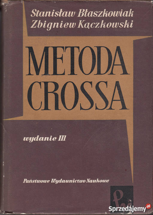 01604 METODA CROSSA STANISŁAW BŁASZKOWIAK architektura, budownictwo Czyrna