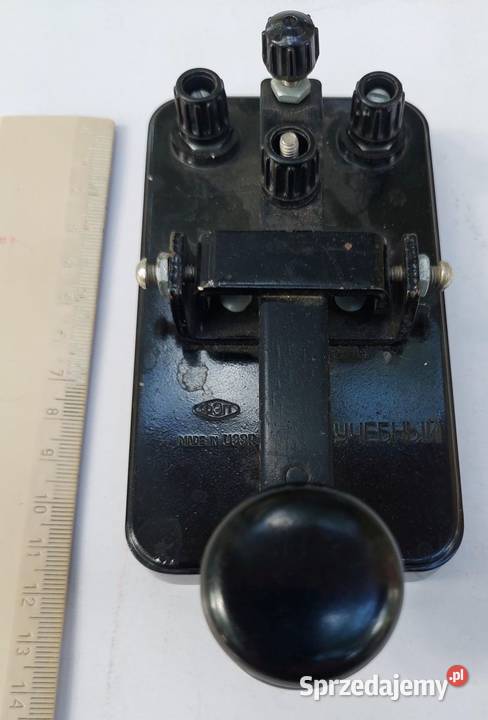 Stary rosyjski klucz do telegrafii alfabet Warszawa