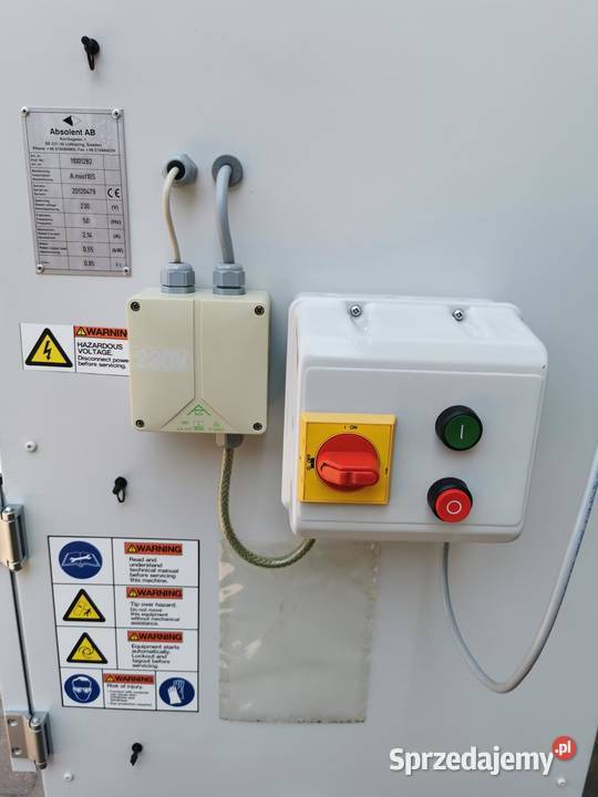 Odciąg mgły olejowej z maszyn CNC filtr Zdziechowice sprzedam