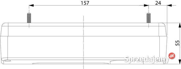 Lampa tylna zespolona lewa prostokątna LA45015 Kamionna