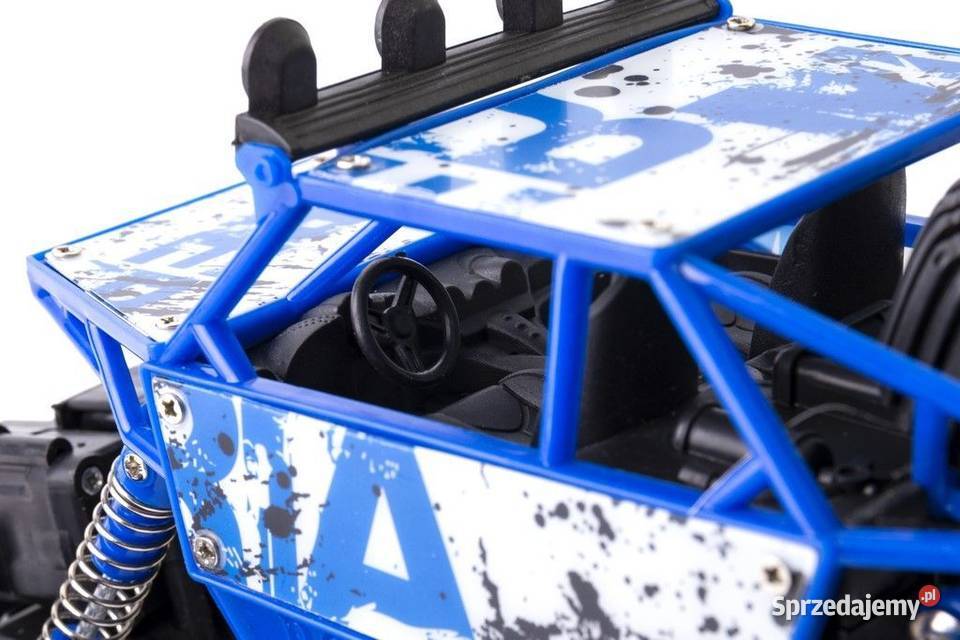 Duży Monster Truck zdalnie sterowany niebieski Poznań