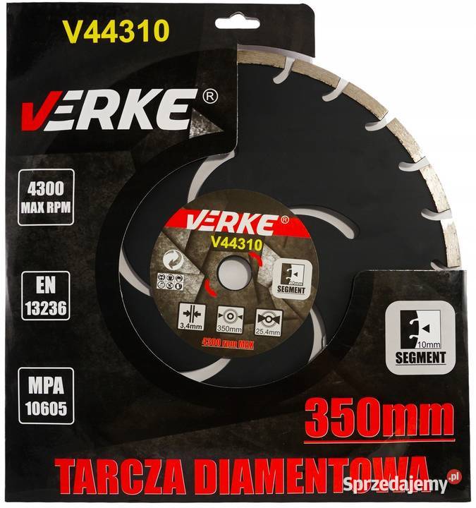 TARCZA DIAMENTOWA SEGMENT BETONU KOSTKI 350mm Chmielnik sprzedam