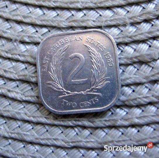 Karaiby 2 Centy 1989r wielkopolskie Kalisz sprzedam