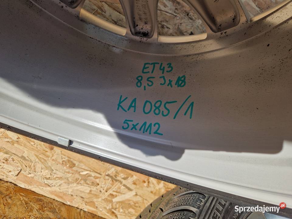 MB A2214011902 FELGI ALUMINIOWE 18 OPONY PIRELLI wielkopolskie Słowikowo