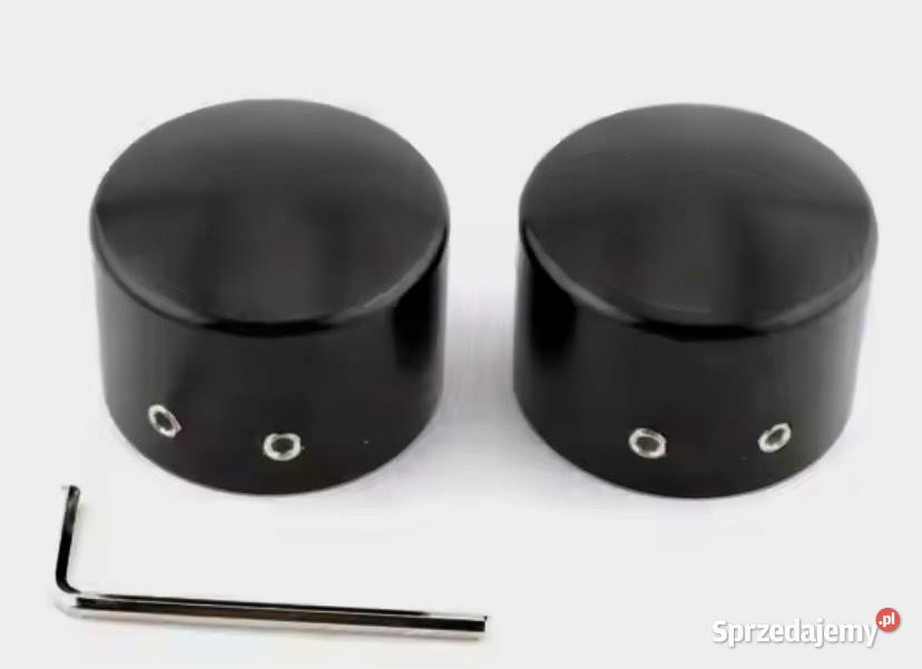 2xMotocyklowe nakładki na nakrętki przedniej osi Wieluń