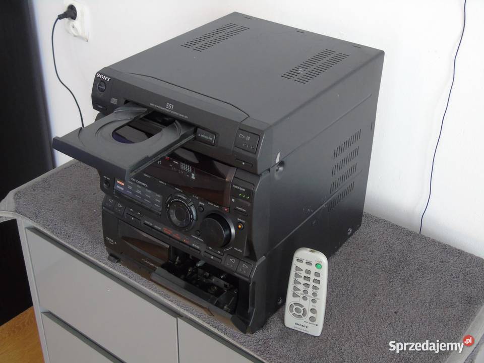 Wieża Sony HCDH551 pilot mocna WYSYŁKA Wieże i miniwieże podkarpackie Jasło