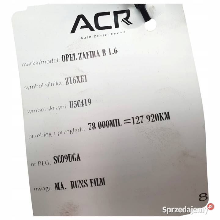 ALTERNATOR Opel Astra J Meriva B Zafira C 16 16V lubelskie Chełm