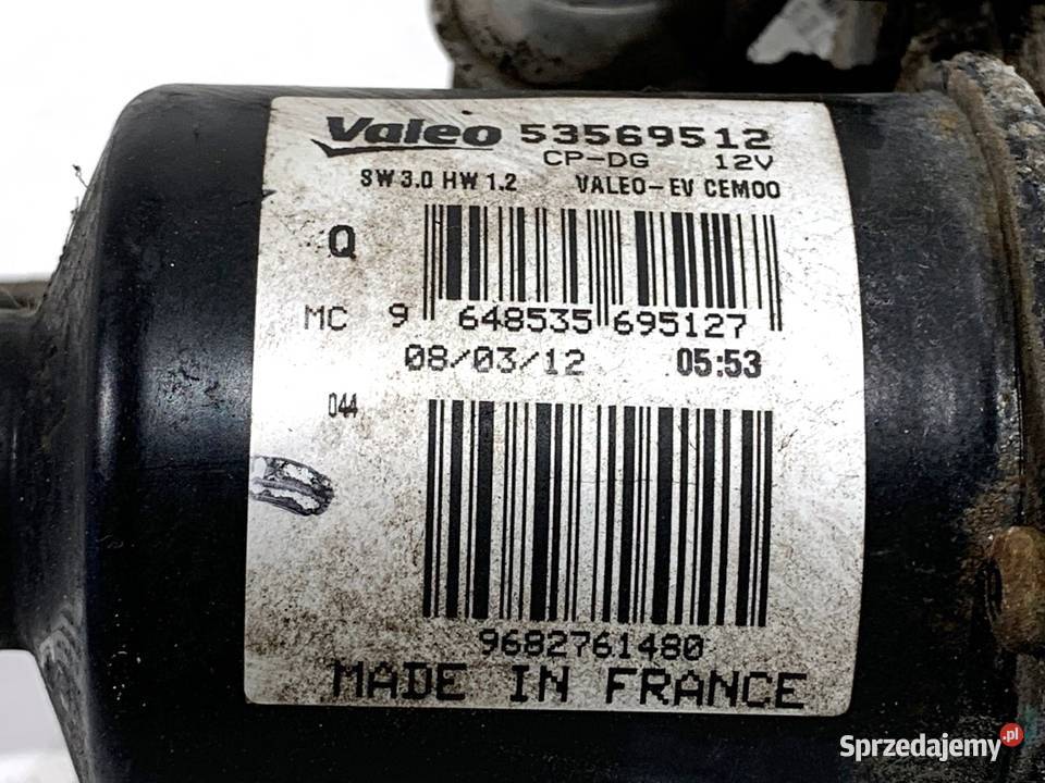 MECHANIZM WYCIERACZEK PRAWY PRZÓD CITROEN C5 III osobowe