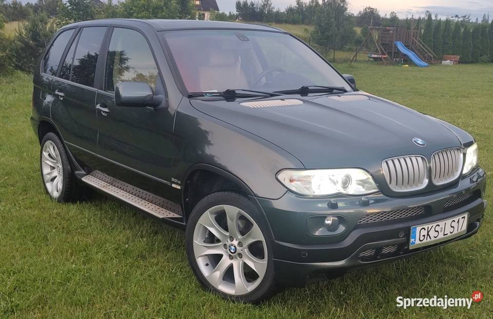 BMW X5 E53 bezwypadkowy 30 218 4x4 przyciemniane szyby Kościerzyna