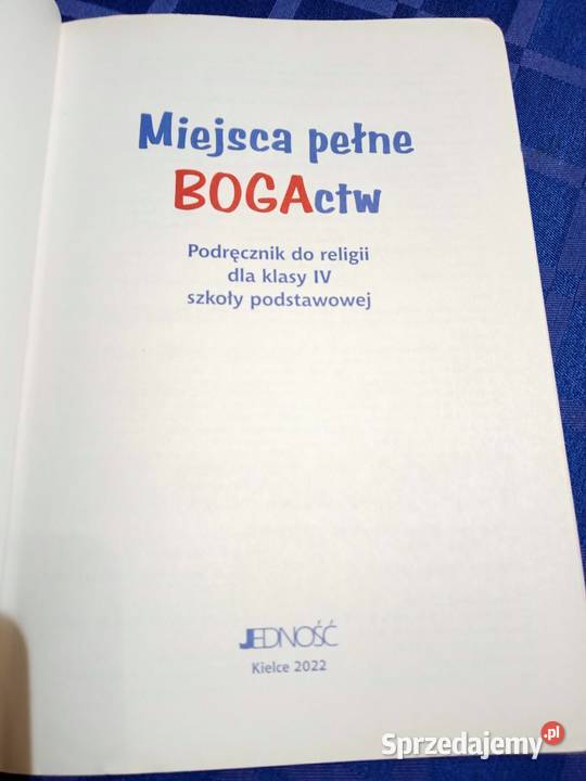 Miejsca pełne Bogactw klasa 4 podręcznik do małopolskie Kraków