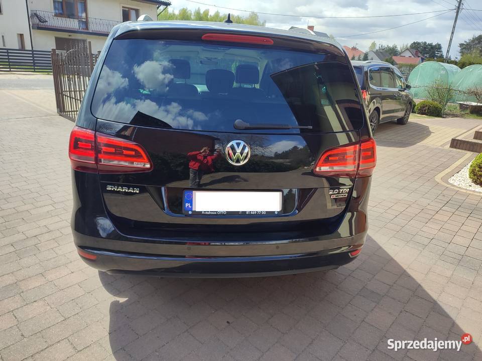 VW Sharan II 20 TDI 150 4Motion Salon Polska 7 wielofunkcyjna kierownica Turek