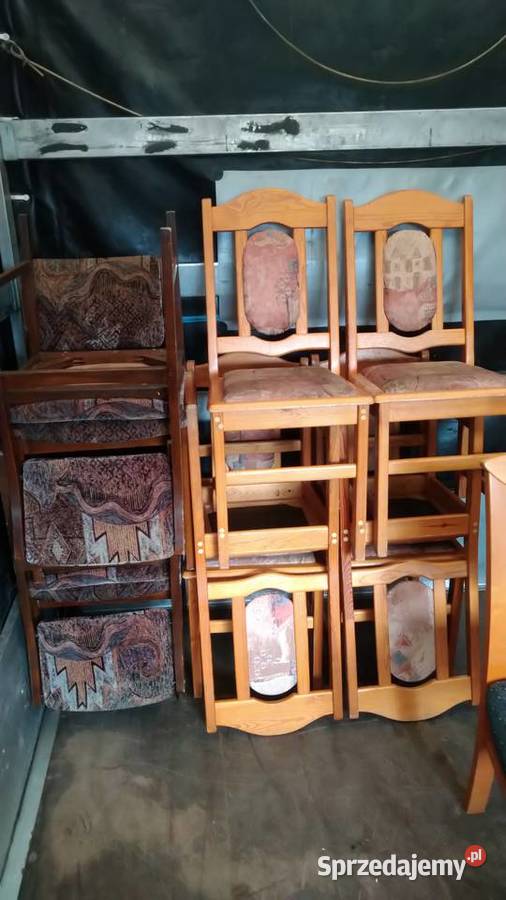 Krzesła komplet zestaw