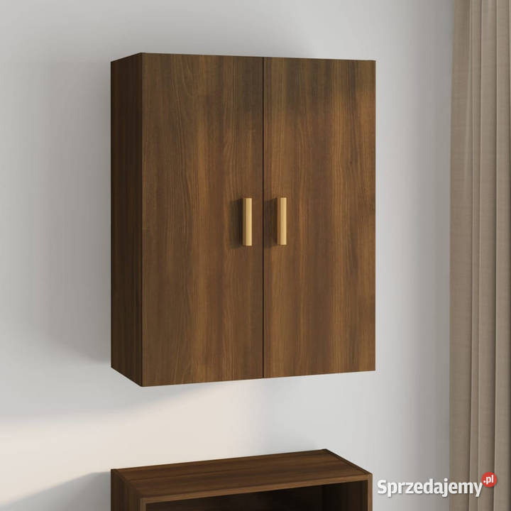 Szafka wisząca brązowy dąb 695x34x90 WM817383 mazowieckie Warszawa