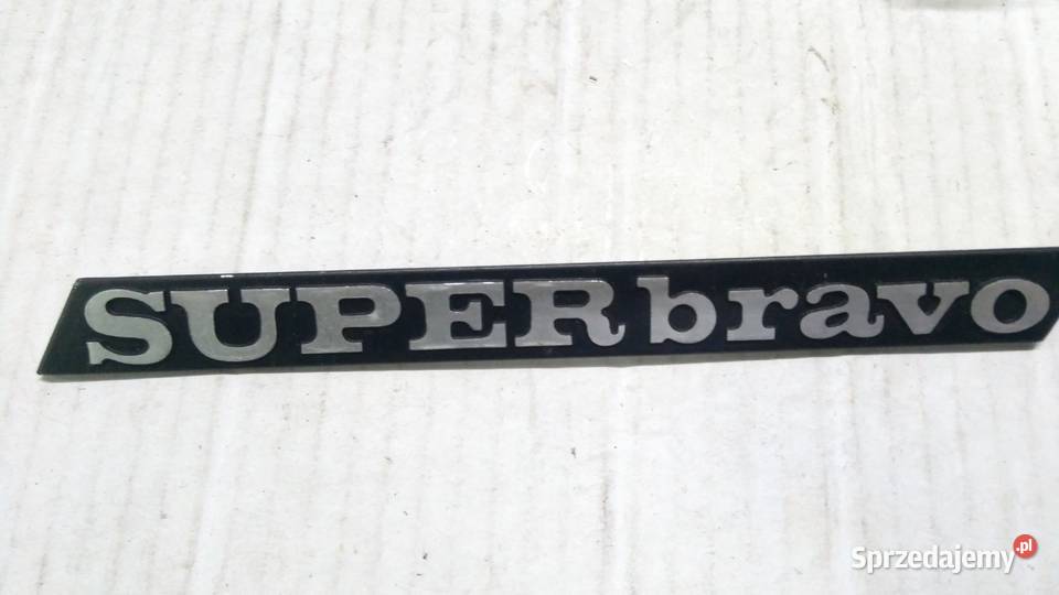 NOWY EMBLEMAT ZNACZEK PIAGGIO SUPERBRAVO Bielsk Podlaski