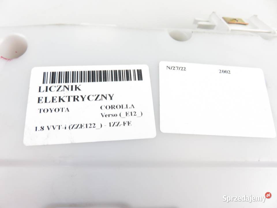 LICZNIK COROLLA Verso 18 8380013130 2574108770 małopolskie