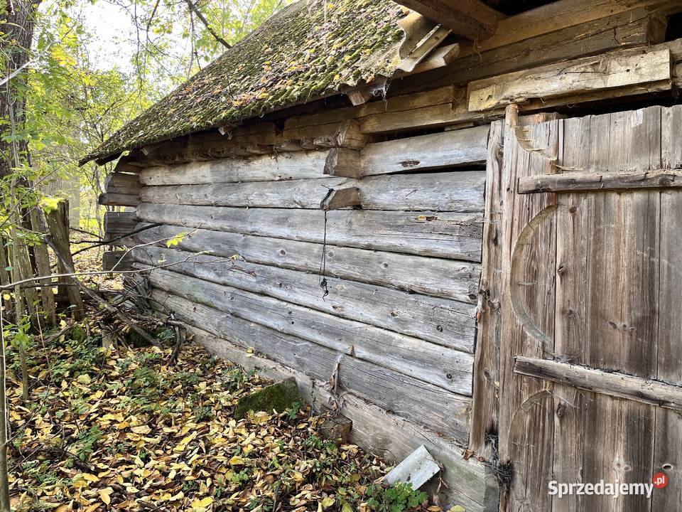 Stodola drewniana z bali do rorbiorki Domki drewniane Wola Duża