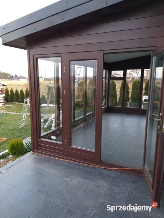 Ogród zimowy oranżeria zabudowa tarasu HIT Skoczów