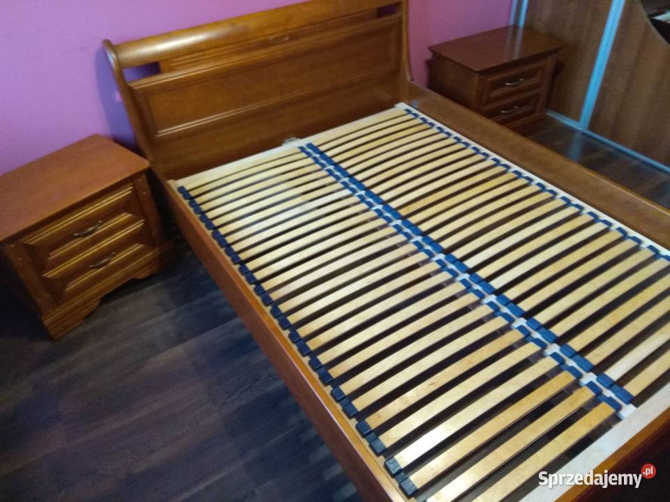 zestaw do sypialni z litego drewna PARYS 46cm