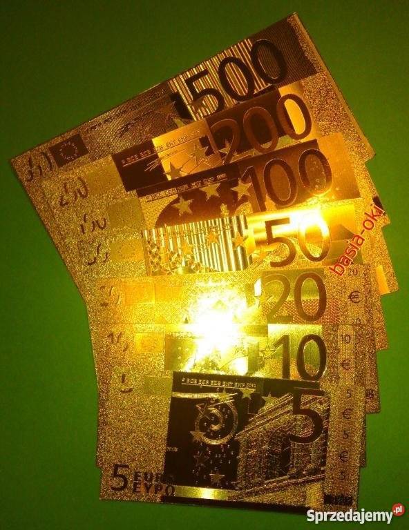 ZŁOTO Złoty Banknot 20 z 1050 rocznica Chrztu Numizmatyka Sosnowiec sprzedam