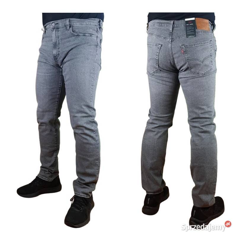 Męskie jeansy Levis 502 Taper szare nowe Levis Rozmiar XL Tarnowskie Góry sprzedam