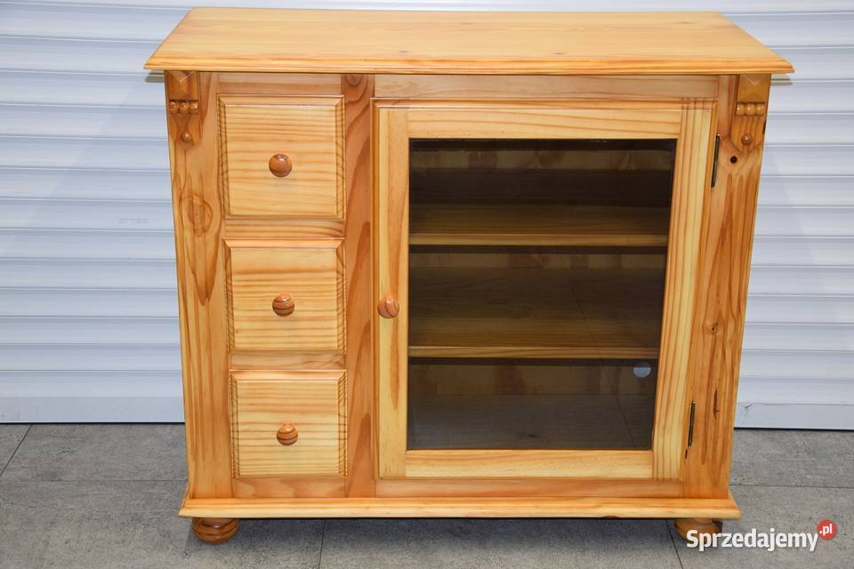 komoda z drewna sosnowego nowa