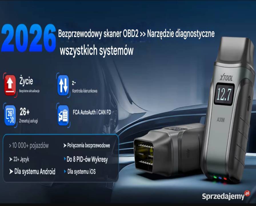 Xtool A30M V2 interfejs diagnostyczny Bluetooth Piotrków Trybunalski sprzedam