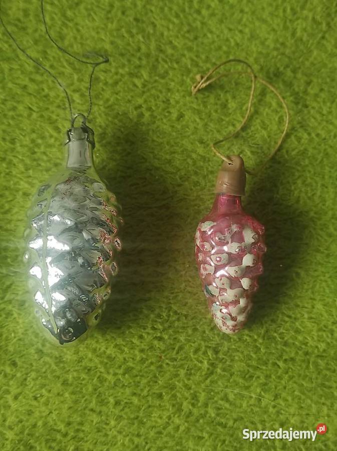 Bombki choinkowe PRL 23 różne