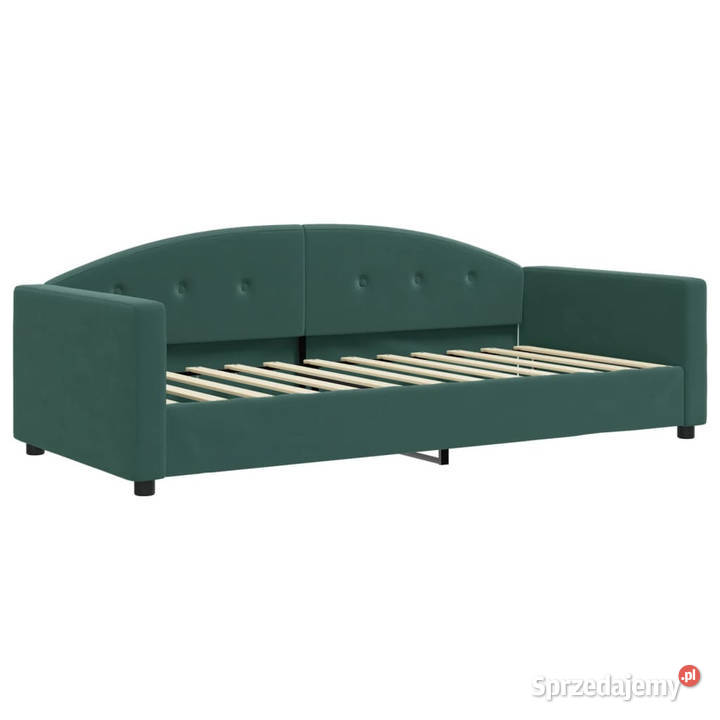 Sofa rozsuwana z szufladami ciemnozielona mazowieckie Warszawa
