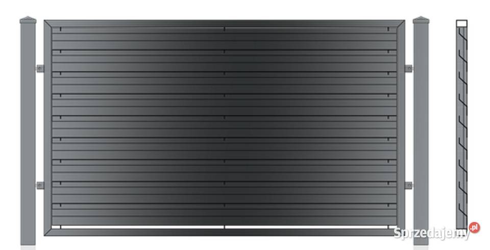 Przęsło ogrodzeniowe żaluzja ocynkkolor dowolny